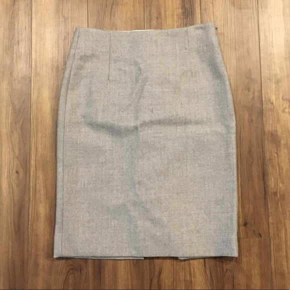 J. Crew Lined Wool Skirt - Picture 1 of 4